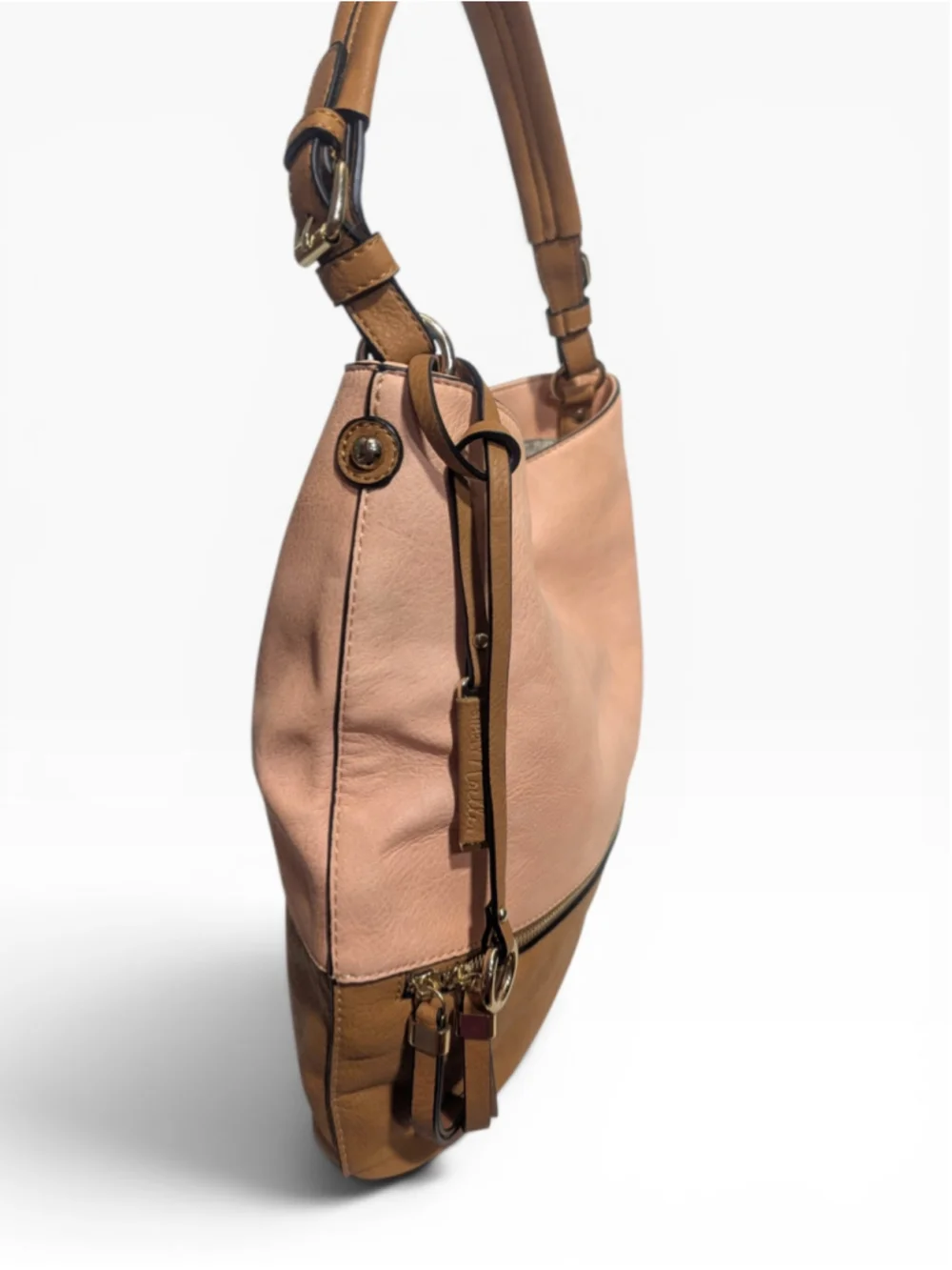 Simply Noelle Hobo Bag Large Colorblock Cantaloupe